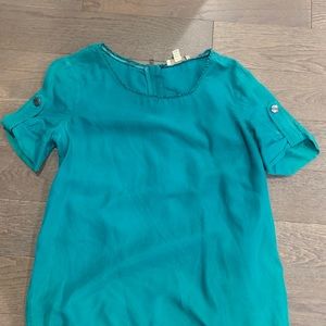 Burberry silk tee blouse